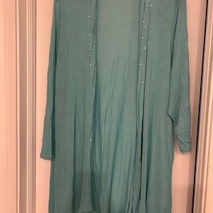 French Laundry Teal Cardigan
